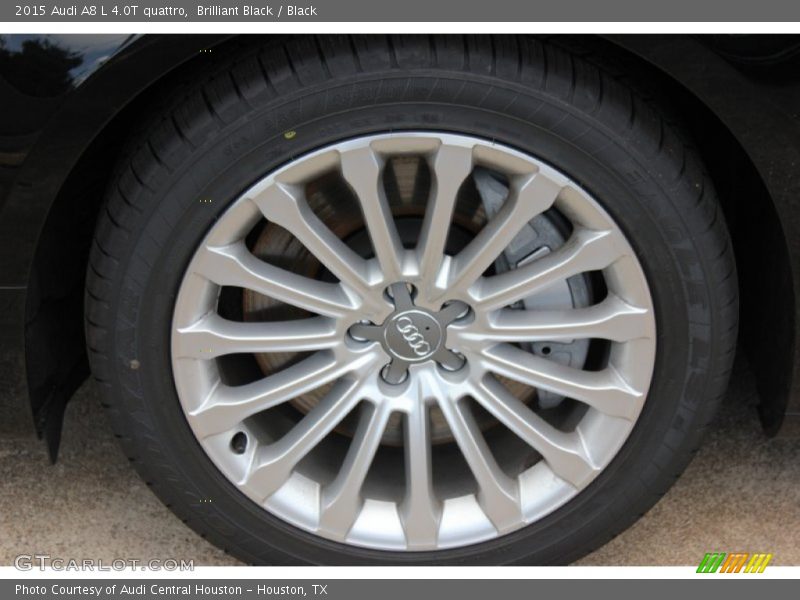 Brilliant Black / Black 2015 Audi A8 L 4.0T quattro