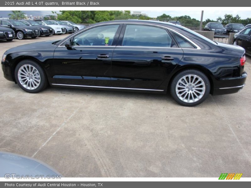 Brilliant Black / Black 2015 Audi A8 L 4.0T quattro