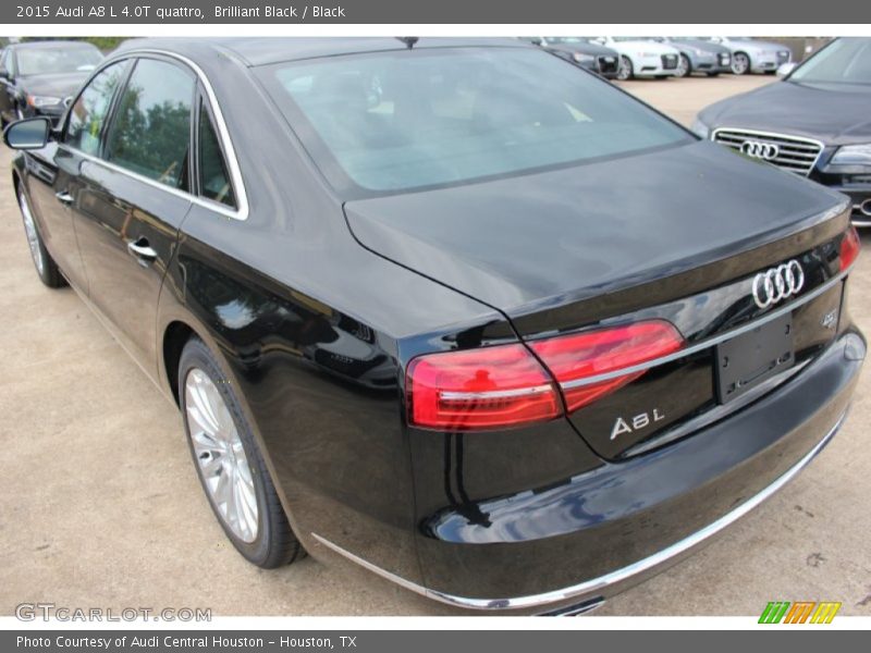 Brilliant Black / Black 2015 Audi A8 L 4.0T quattro