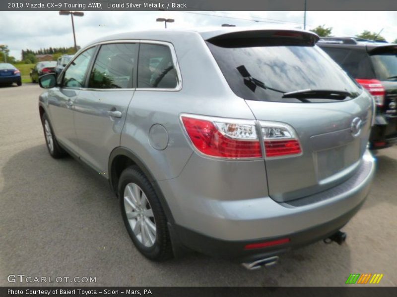 Liquid Silver Metallic / Black 2010 Mazda CX-9 Touring AWD