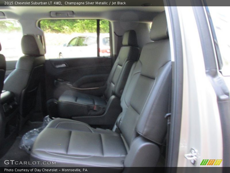 Champagne Silver Metallic / Jet Black 2015 Chevrolet Suburban LT 4WD