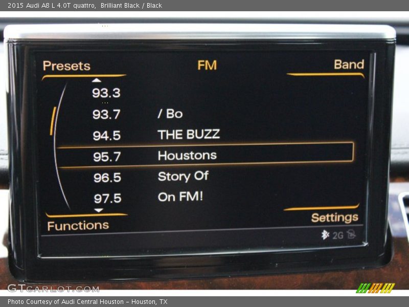 Brilliant Black / Black 2015 Audi A8 L 4.0T quattro
