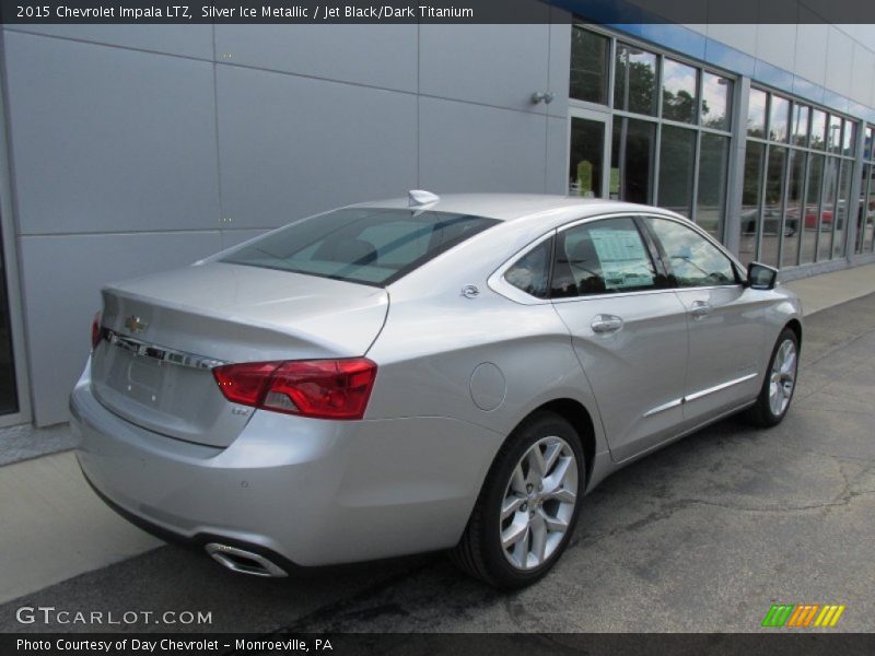 Silver Ice Metallic / Jet Black/Dark Titanium 2015 Chevrolet Impala LTZ