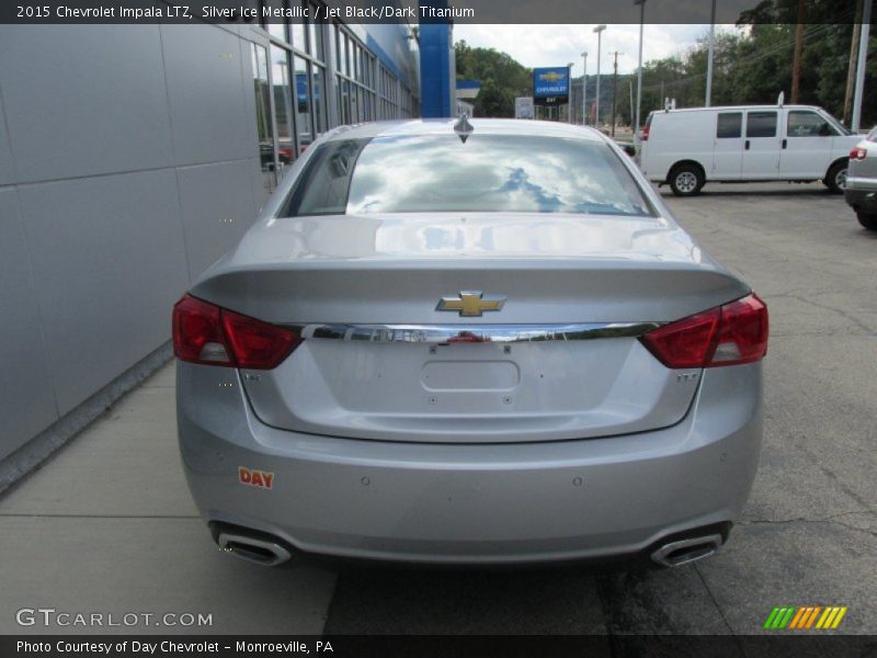 Silver Ice Metallic / Jet Black/Dark Titanium 2015 Chevrolet Impala LTZ