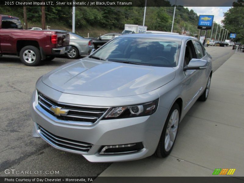 Silver Ice Metallic / Jet Black/Dark Titanium 2015 Chevrolet Impala LTZ