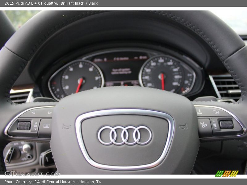 Brilliant Black / Black 2015 Audi A8 L 4.0T quattro