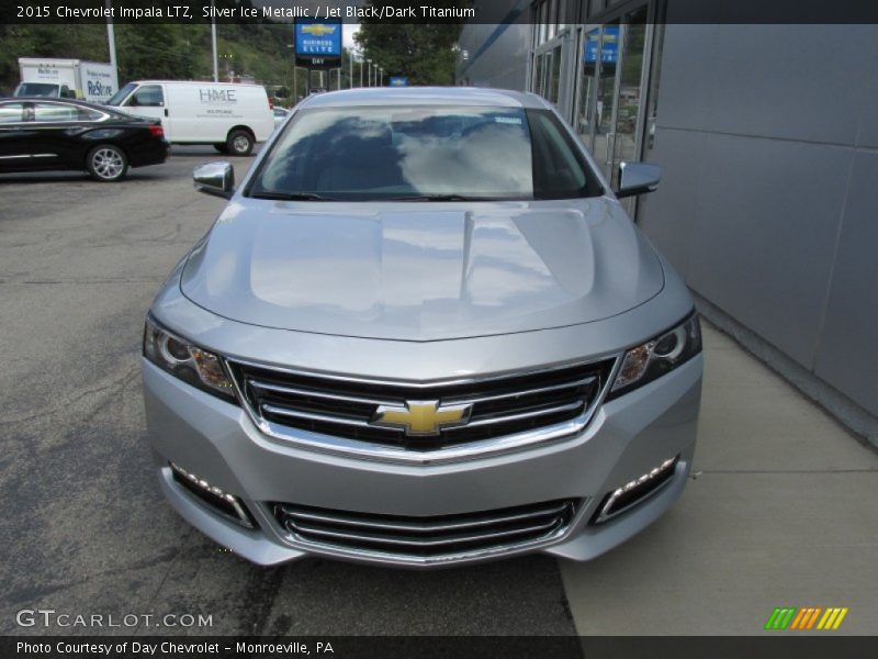 Silver Ice Metallic / Jet Black/Dark Titanium 2015 Chevrolet Impala LTZ