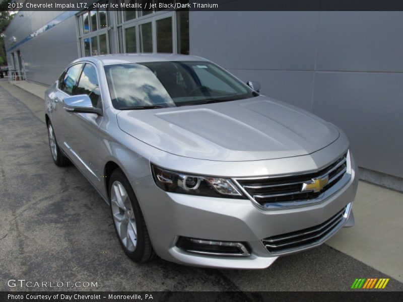 Silver Ice Metallic / Jet Black/Dark Titanium 2015 Chevrolet Impala LTZ