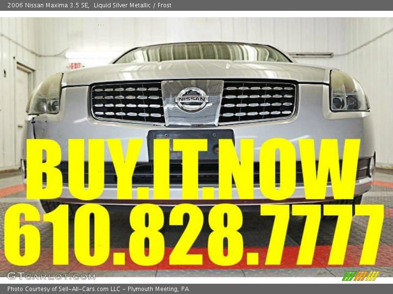 Liquid Silver Metallic / Frost 2006 Nissan Maxima 3.5 SE