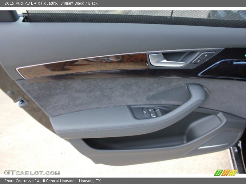 Brilliant Black / Black 2015 Audi A8 L 4.0T quattro