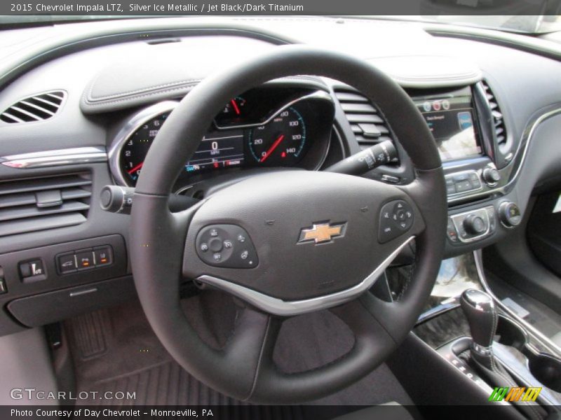 Silver Ice Metallic / Jet Black/Dark Titanium 2015 Chevrolet Impala LTZ