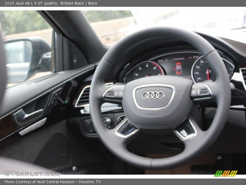 Brilliant Black / Black 2015 Audi A8 L 4.0T quattro
