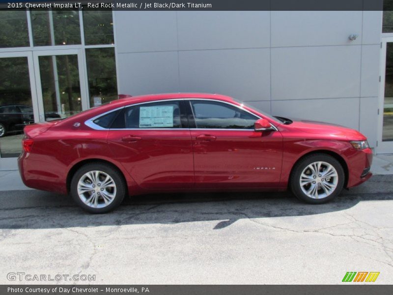 Red Rock Metallic / Jet Black/Dark Titanium 2015 Chevrolet Impala LT