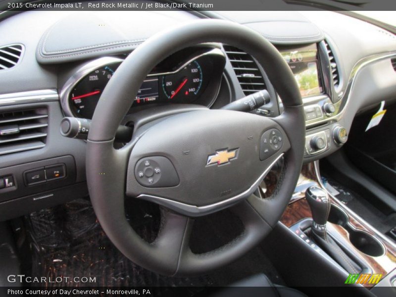 Red Rock Metallic / Jet Black/Dark Titanium 2015 Chevrolet Impala LT