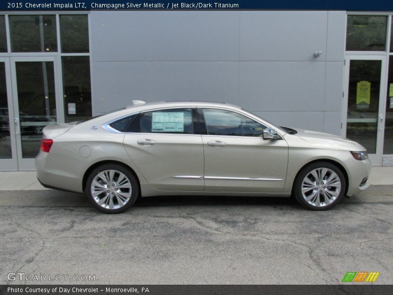 Champagne Silver Metallic / Jet Black/Dark Titanium 2015 Chevrolet Impala LTZ