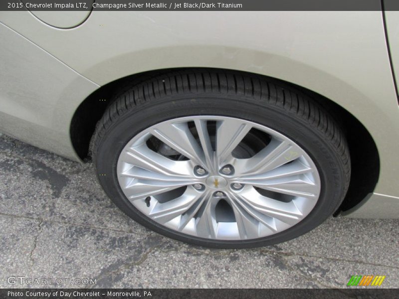 Champagne Silver Metallic / Jet Black/Dark Titanium 2015 Chevrolet Impala LTZ