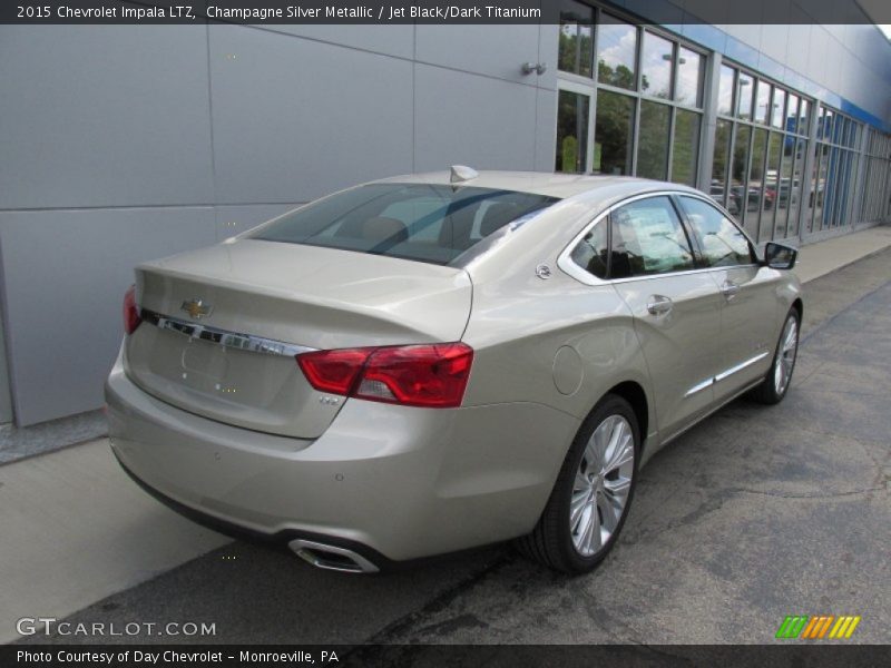 Champagne Silver Metallic / Jet Black/Dark Titanium 2015 Chevrolet Impala LTZ