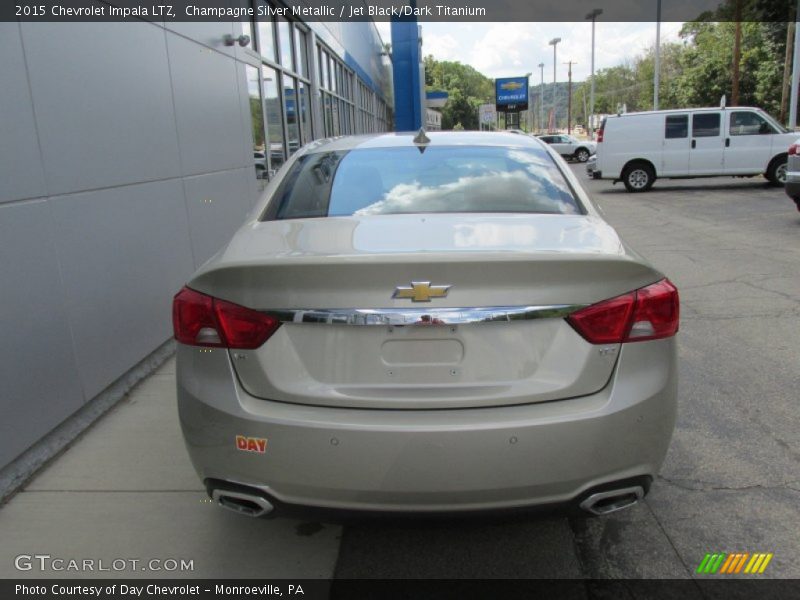 Champagne Silver Metallic / Jet Black/Dark Titanium 2015 Chevrolet Impala LTZ