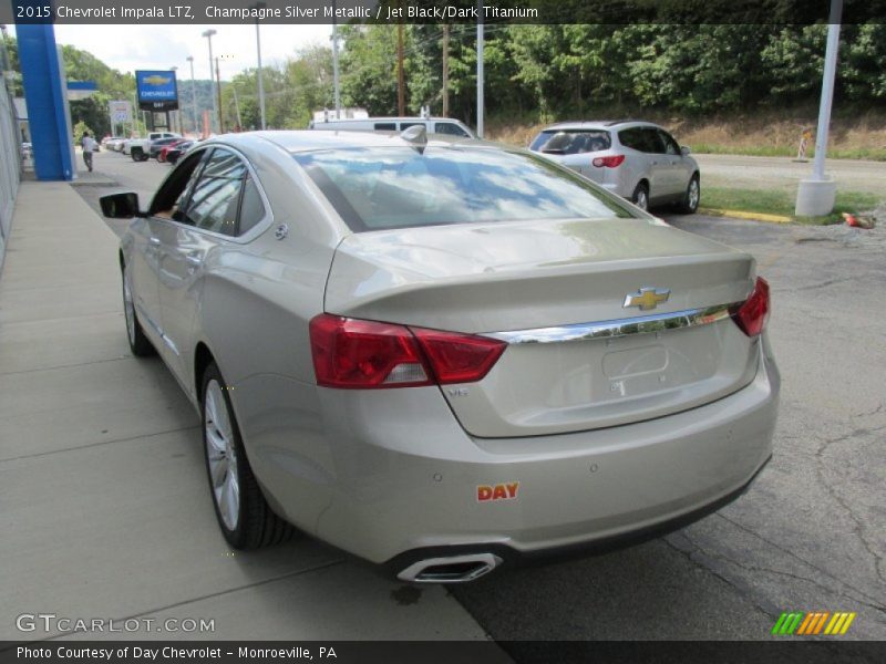 Champagne Silver Metallic / Jet Black/Dark Titanium 2015 Chevrolet Impala LTZ