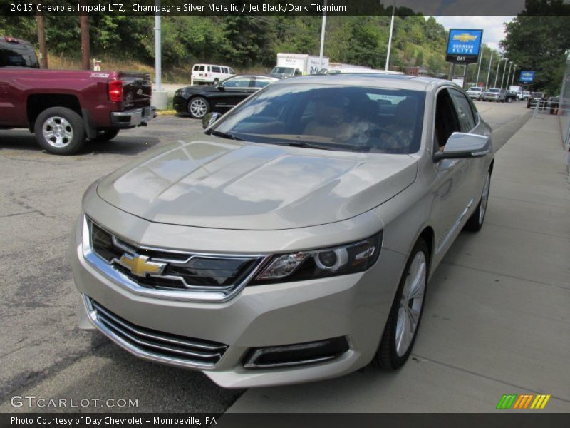 Champagne Silver Metallic / Jet Black/Dark Titanium 2015 Chevrolet Impala LTZ