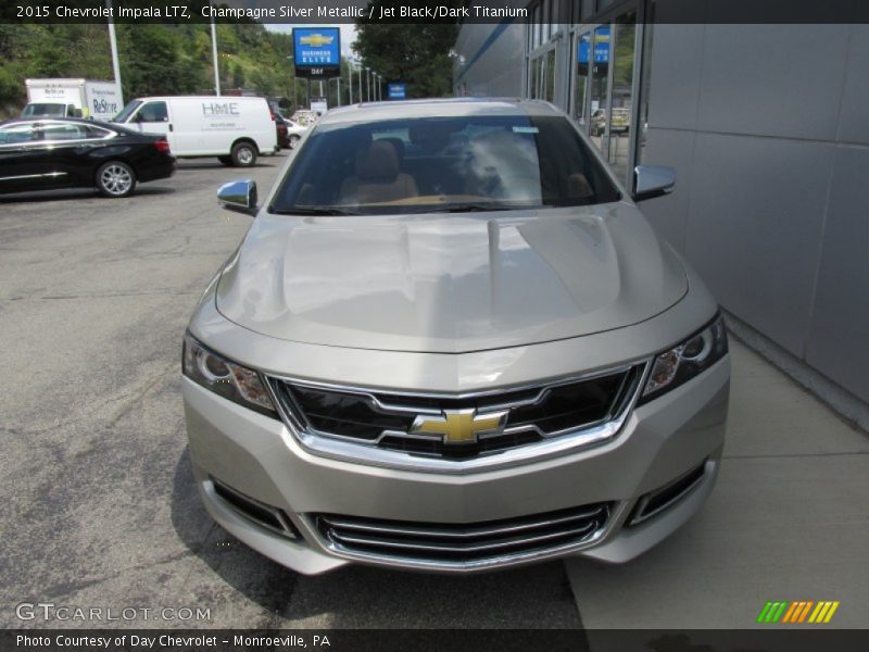 Champagne Silver Metallic / Jet Black/Dark Titanium 2015 Chevrolet Impala LTZ