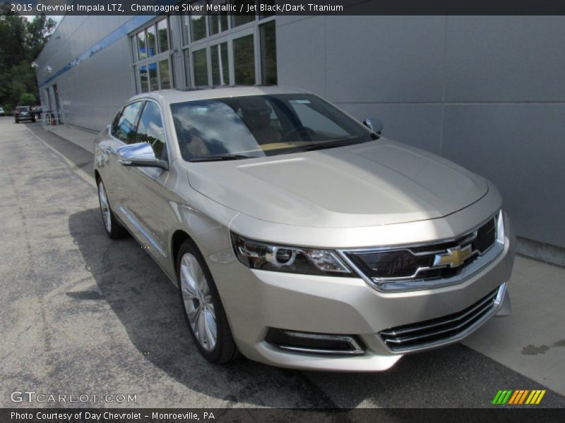 Champagne Silver Metallic / Jet Black/Dark Titanium 2015 Chevrolet Impala LTZ