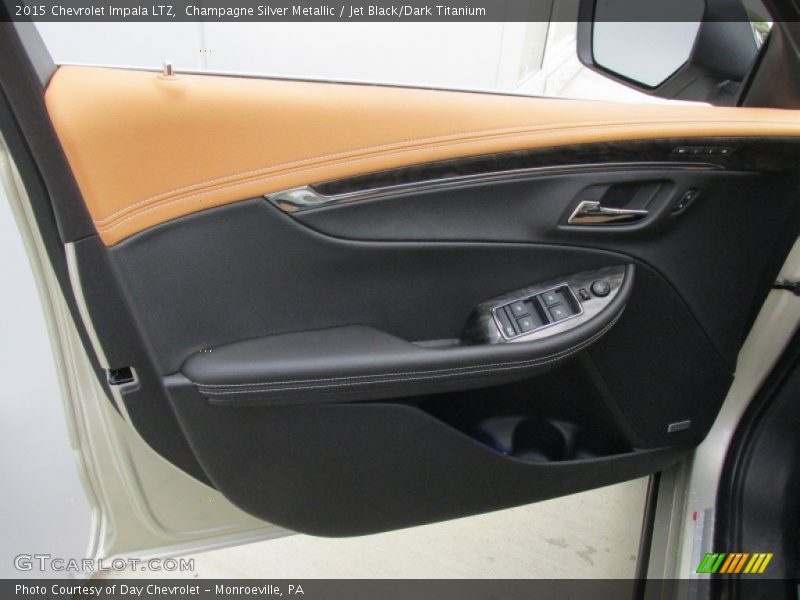 Champagne Silver Metallic / Jet Black/Dark Titanium 2015 Chevrolet Impala LTZ