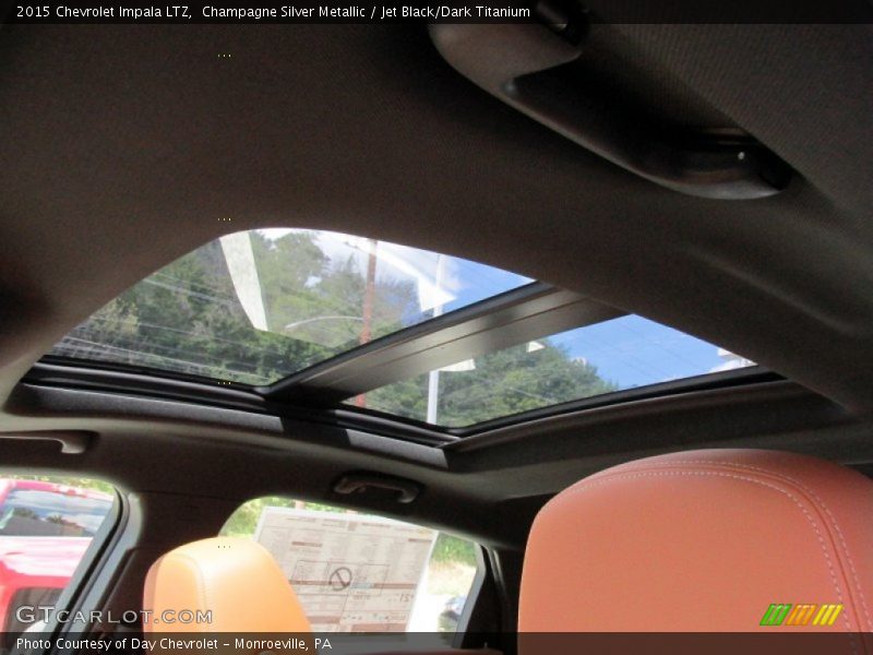 Champagne Silver Metallic / Jet Black/Dark Titanium 2015 Chevrolet Impala LTZ