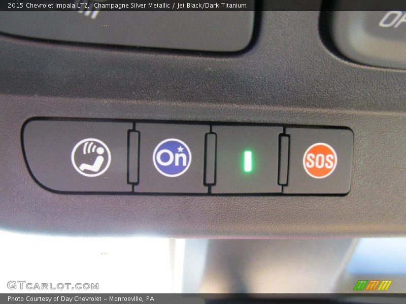 Champagne Silver Metallic / Jet Black/Dark Titanium 2015 Chevrolet Impala LTZ