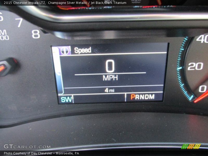 Champagne Silver Metallic / Jet Black/Dark Titanium 2015 Chevrolet Impala LTZ
