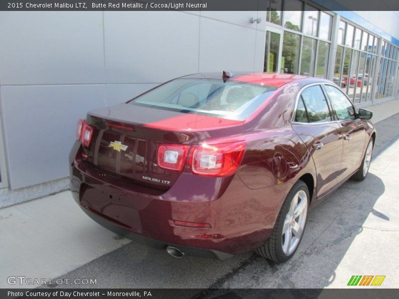 Butte Red Metallic / Cocoa/Light Neutral 2015 Chevrolet Malibu LTZ