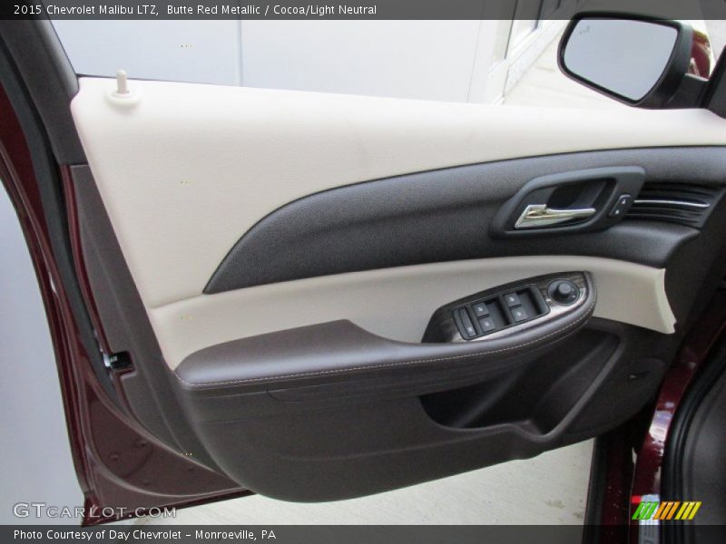 Butte Red Metallic / Cocoa/Light Neutral 2015 Chevrolet Malibu LTZ