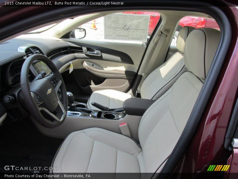 Front Seat of 2015 Malibu LTZ
