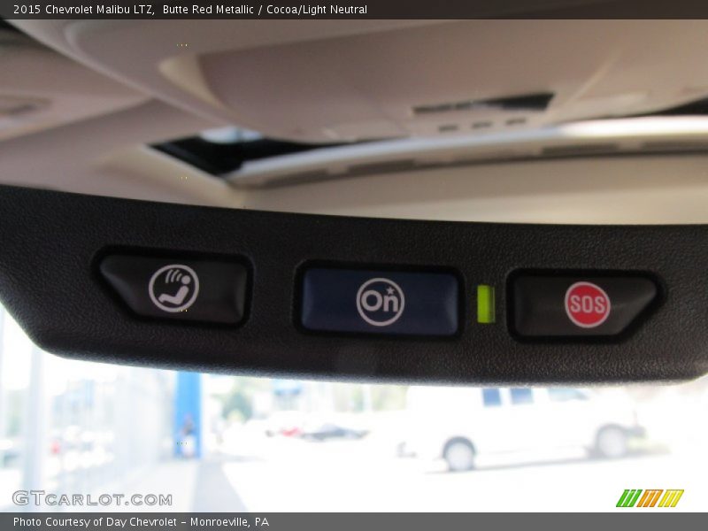 Butte Red Metallic / Cocoa/Light Neutral 2015 Chevrolet Malibu LTZ