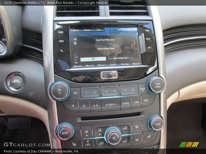 Controls of 2015 Malibu LTZ