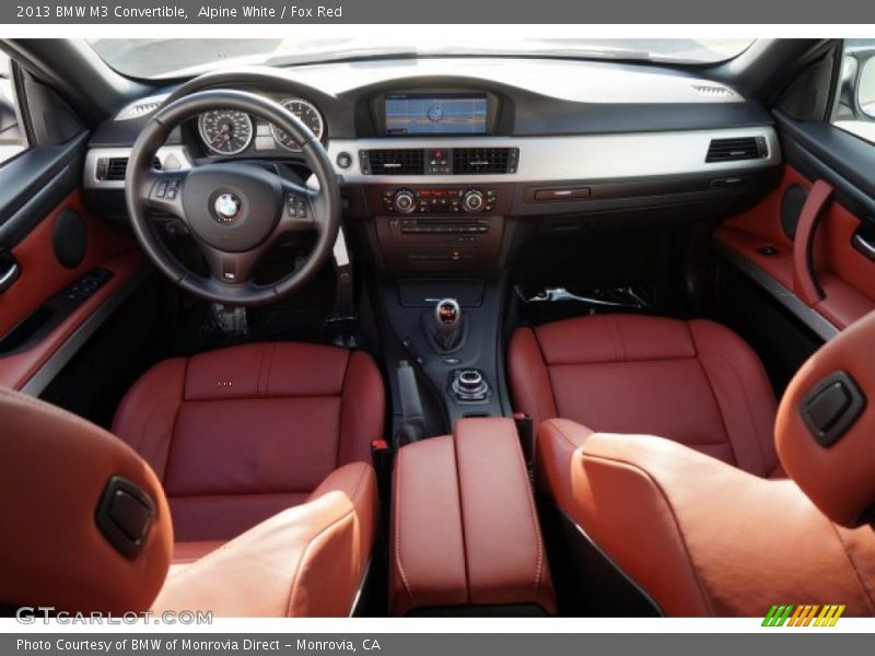  2013 M3 Convertible Fox Red Interior