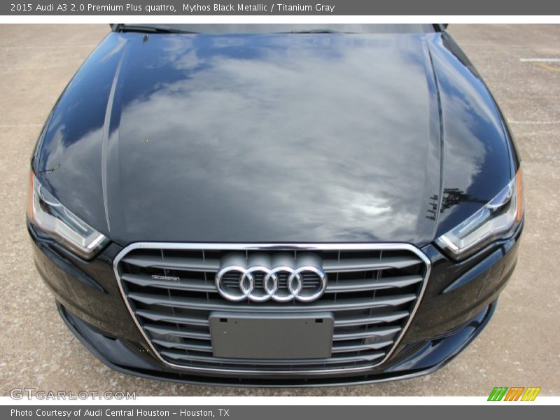 Mythos Black Metallic / Titanium Gray 2015 Audi A3 2.0 Premium Plus quattro