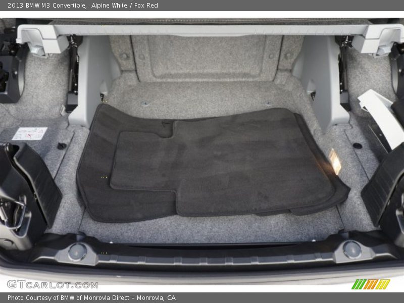  2013 M3 Convertible Trunk