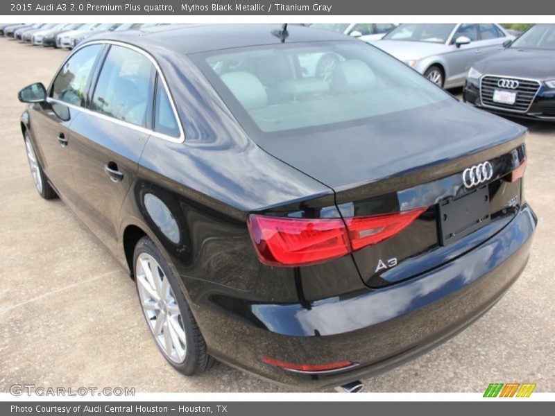 Mythos Black Metallic / Titanium Gray 2015 Audi A3 2.0 Premium Plus quattro