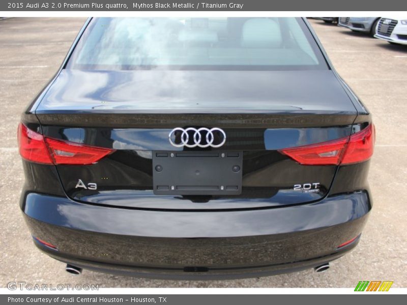 Mythos Black Metallic / Titanium Gray 2015 Audi A3 2.0 Premium Plus quattro
