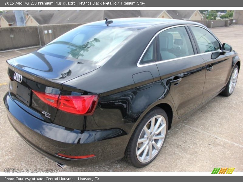Mythos Black Metallic / Titanium Gray 2015 Audi A3 2.0 Premium Plus quattro