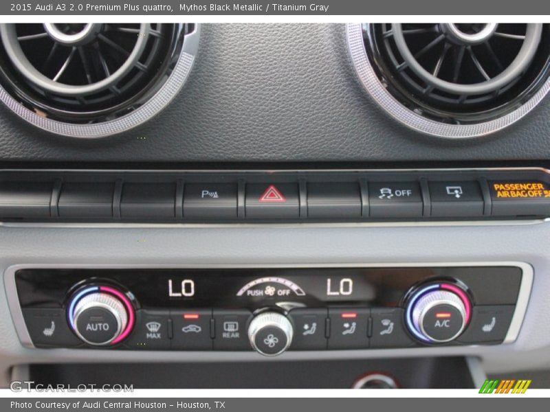 Mythos Black Metallic / Titanium Gray 2015 Audi A3 2.0 Premium Plus quattro