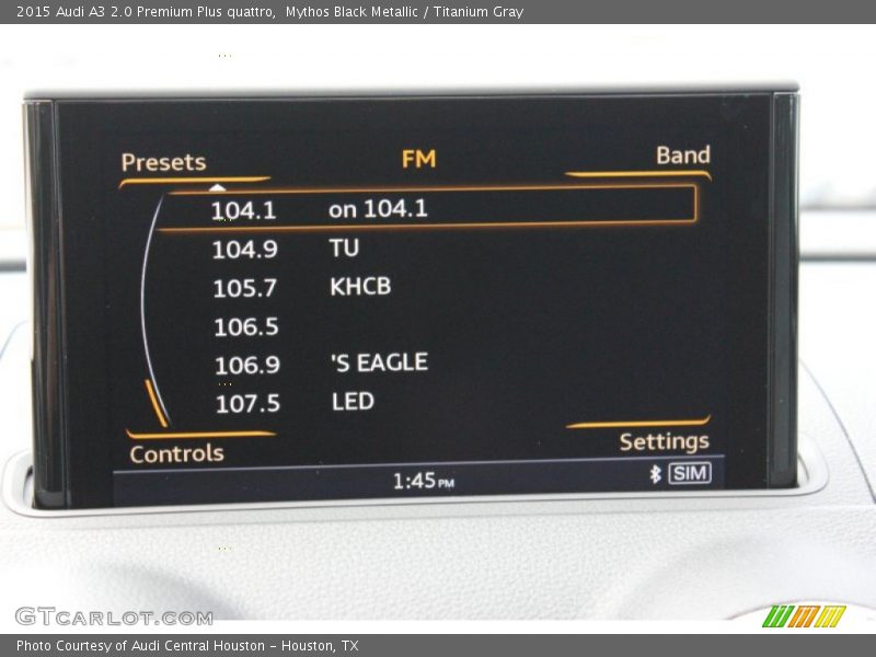 Mythos Black Metallic / Titanium Gray 2015 Audi A3 2.0 Premium Plus quattro