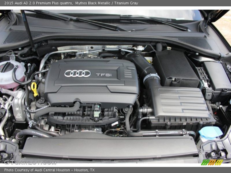 Mythos Black Metallic / Titanium Gray 2015 Audi A3 2.0 Premium Plus quattro