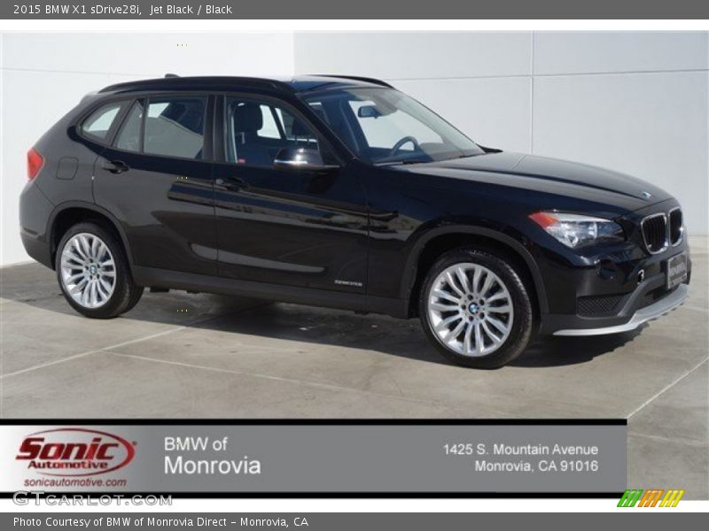 Jet Black / Black 2015 BMW X1 sDrive28i