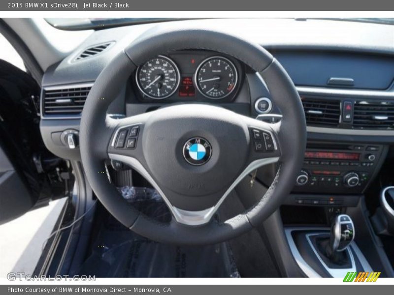Jet Black / Black 2015 BMW X1 sDrive28i