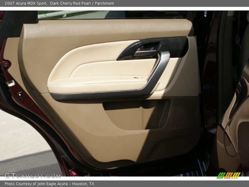 Dark Cherry Red Pearl / Parchment 2007 Acura MDX Sport