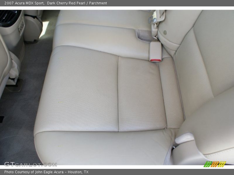 Dark Cherry Red Pearl / Parchment 2007 Acura MDX Sport