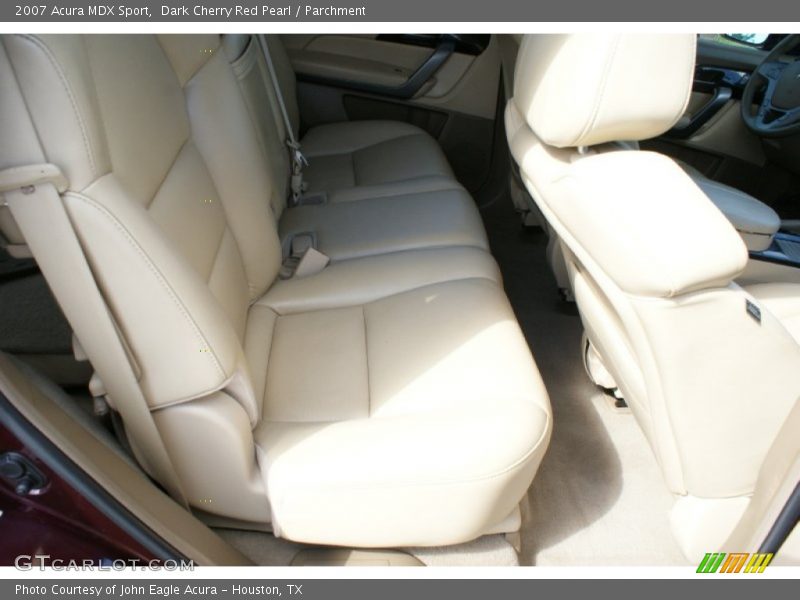 Dark Cherry Red Pearl / Parchment 2007 Acura MDX Sport