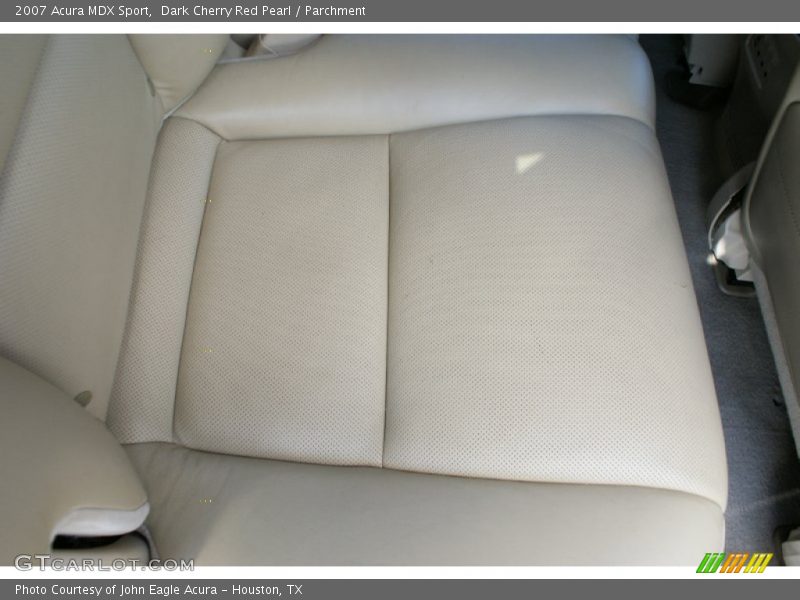 Dark Cherry Red Pearl / Parchment 2007 Acura MDX Sport